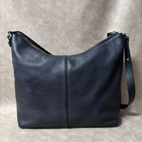 Kate Spade New York Leroy Street Vivienne Satchel Crossbody Black Leather - Picture 6 of 9